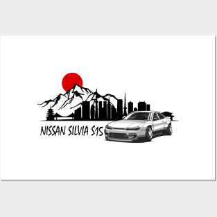 Nissasn Silvia S15, JDM Car Posters and Art